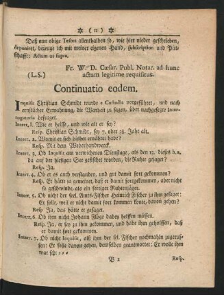 Continuatio eodem.