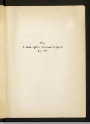 2: [Das 9. Lothringische Infanterie-Regiment Nr. 173 im Weltkriege] Band 2