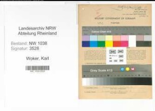 Entnazifizierung Karl Woker , geb. 29.05.1905 (Betriebspruefer)