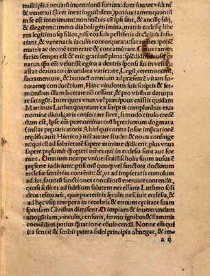 Determinatio theologice facultatis Parisien[sis] super Doctrina Lutheriana hactenus per eam visa : Hie vuerdent ciiij. artickel der Lutherische[n] leer verdampt, durch die loblich vniuersitet von Paryss darumb Martin Luther die disputatio[n] zu Leiptzig verlorn hat