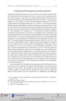 2.4 Rezeption und Wirkungskreis des Scutum canonicorum