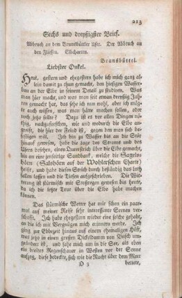 Sechs und dreyßigster Brief.