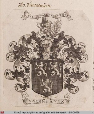 Wappen der Familie Vaernewyck