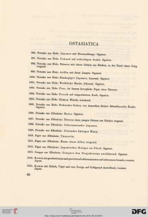 Ostasiatica (Nr. 996-1184)