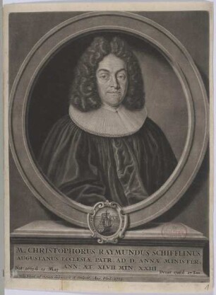 Bildnis des Christophorus Raymundus Schifflinus