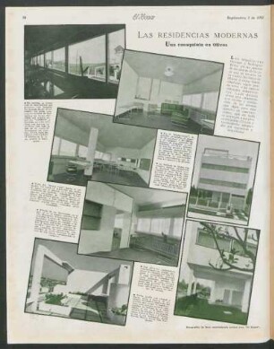 Las residencias modernas : Una casaquinta en Olivos