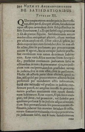Titulus XI. - XVIII.