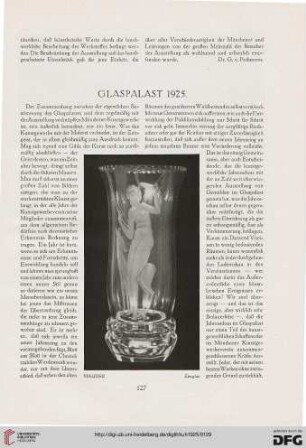 Glaspalast 1925