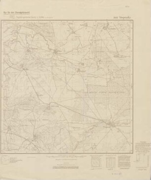 2638 Stepenitz, Topographische Karte 1:25000 (4cm - Karte)