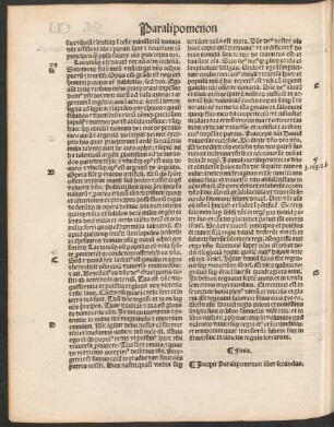 Incipit Paralipomenon liber secundue.