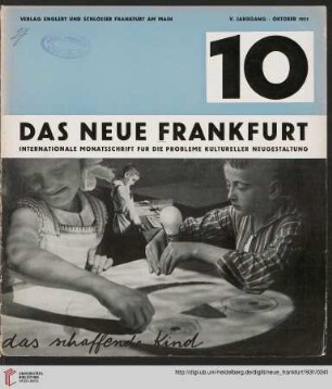 Heft 10 (Oktober 1931)
