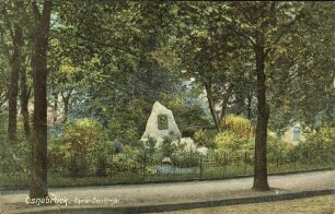 Osnabrück, Lyra-Denkmal.