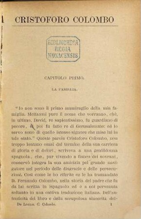 Vita di Cristoforo Colombo : Narrata secondo gli ultimi documenti