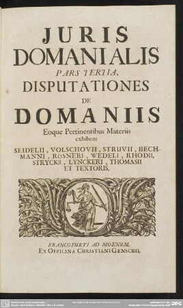 Iuris Domanialis Pars Tertia