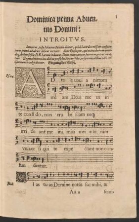 Dominica Prima Adventus Domini: