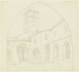 Kreuzgang im Kloster San Benedetto bei Subiaco