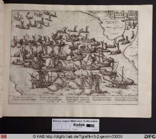 Seeschlacht nahe Bergen op Zoom, Januar 1574.