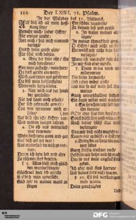 [71. bis 80. Psalm]