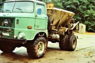 Streuaufsatz D 032 N für Mineraldünger zum LKW W50 LA
