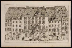 Zum Gulden Reichs Adler am Rossmarckh. - Gaststätte Zum Goldenen Adler, Nürnberg; Adlerstraße, Nürnberg