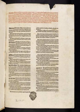 1r-22v, P. 2 Tabula