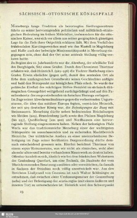 Sächsisch-Ottonische Königspfalz