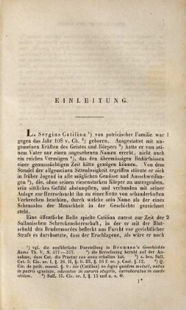 Ciceros Reden gegen L. Sergius Catilina und für P. Cornelius Sulla