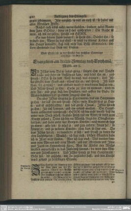 Evangelium am dritten Sonntag nach Epiphaniae, Matth. am 8.