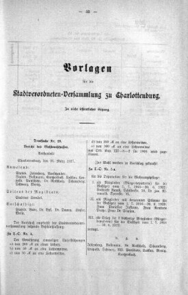 In nichtöffentlicher Sitzung. (28), 28. März 1917