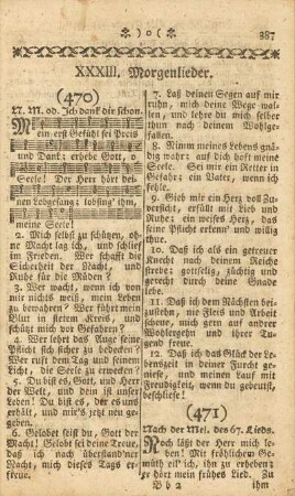 XXXIII. Morgenlieder