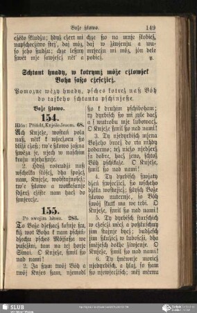 Schtant hnady, w kotrymž móže cžlowjek Boha saßo cžescźicź