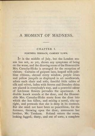 A moment of madness and other stories
