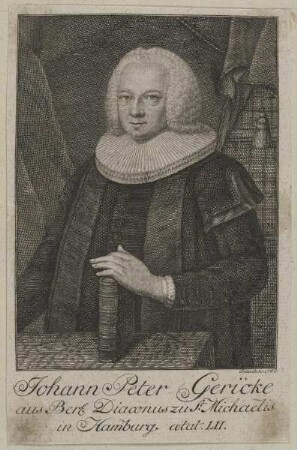 Bildnis des Johann Peter Gericke
