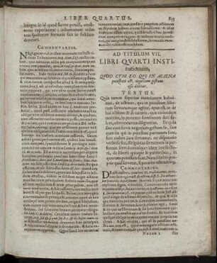 Ad Titulum VII. - Ad Titulum XIII.