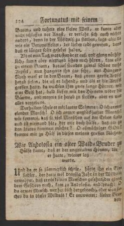 Wie Andolosia ein alter Wald-Bruder zu Hülfe kame ...