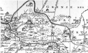 Geographische Delineation des Voigtländischen Creisses, Schenk, 1758 (Sign.: VII 106)