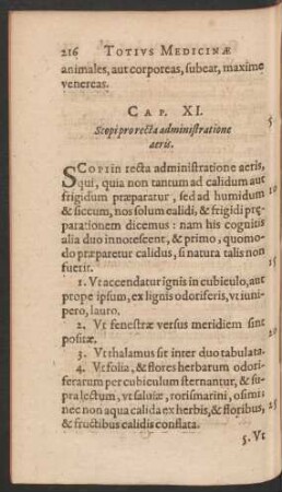 Cap. XI. Scopi pro recta administratione aeris.