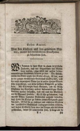 Erstes Kapitel - Viertes Kapitel.