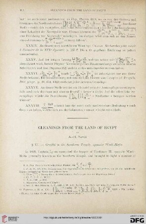 17: Gleanings from the land of Egypt, [5]