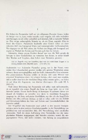 Der Sinn von Sein in der älteren griechischen Philosophie