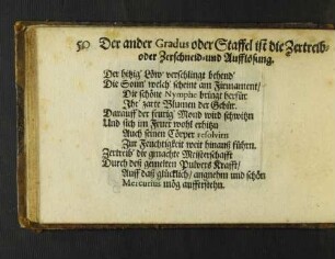 Der ander Gradus oder Staffel ... [u. a.] [Texte und Illustrationen]