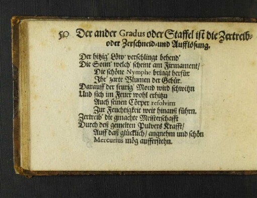 Der ander Gradus oder Staffel ... [u. a.] [Texte und Illustrationen]