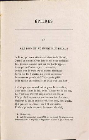 Oeuvres poétiques de André Chénier : précédées d'une étude sur André Chénier par Sainte-Beuve, 2