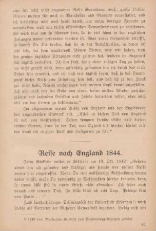 Reise nach England 1844