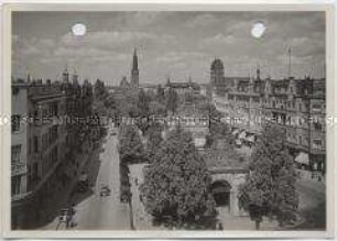 Stettin, Berliner Tor und Hohenzollernplatz
