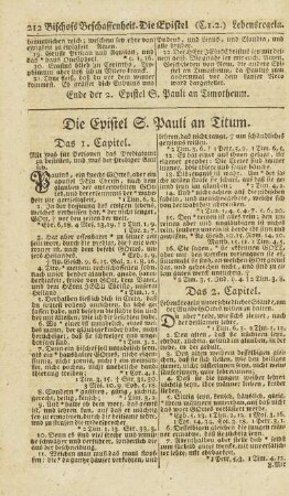 Die Epistel S. Pauli an Titum.