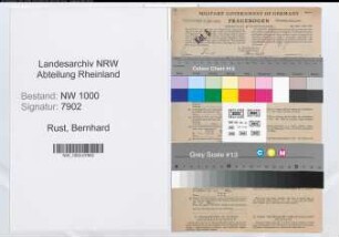 Entnazifizierung Bernhard Rust, geb. 28.04.1905 (Kaufm.Angest.)