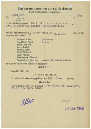 Eisenhardt, Karl