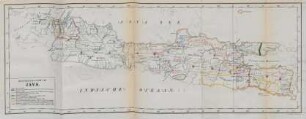 Historische kaart van Java