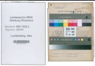 Entnazifizierung Alex Luchtenberg , geb. 19.07.1896 (Ingenieur)